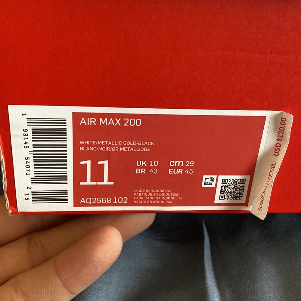 Mens Nike Air Max 200 Size 11